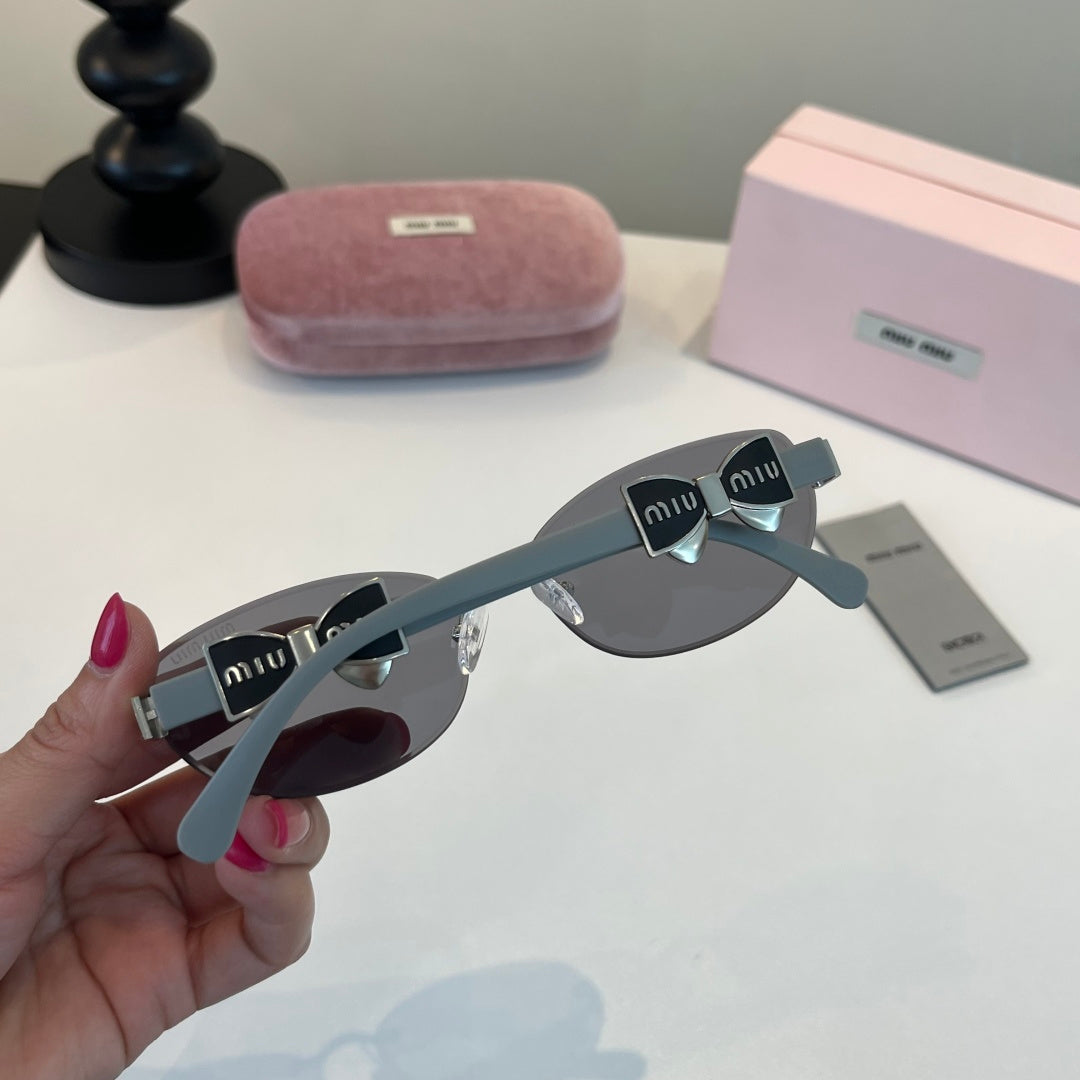 Miu Miu Cat-Eye Silver Lens Sunglasses for Men & Women - 466095 - detail image 7