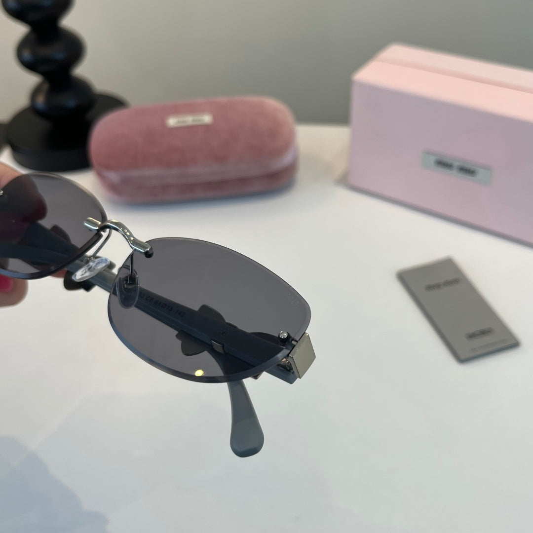 Miu Miu Cat-Eye Silver Lens Sunglasses for Men & Women - 466095 - detail image 5