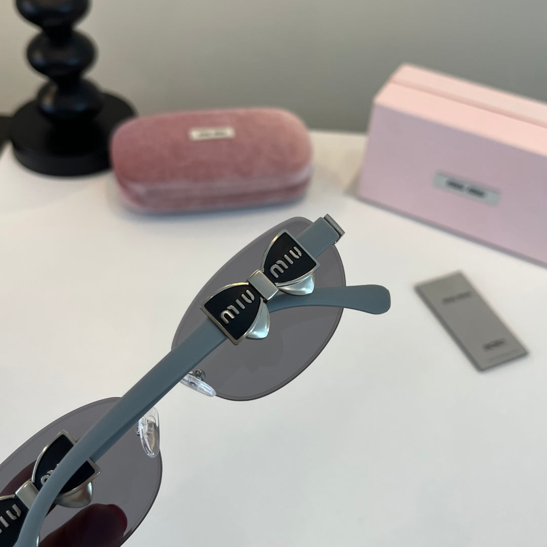 Miu Miu Cat-Eye Silver Lens Sunglasses for Men & Women - 466095 - detail image 6