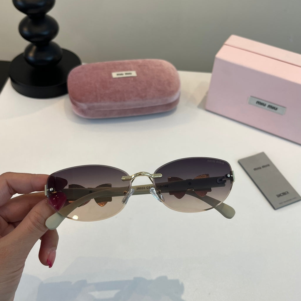 Miu Miu Cat-Eye Silver Lens Sunglasses for Men & Women - 466096 - detail image 5