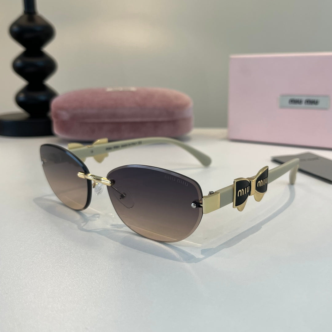 Miu Miu Cat-Eye Silver Lens Sunglasses for Men & Women - 466096 - detail image 3