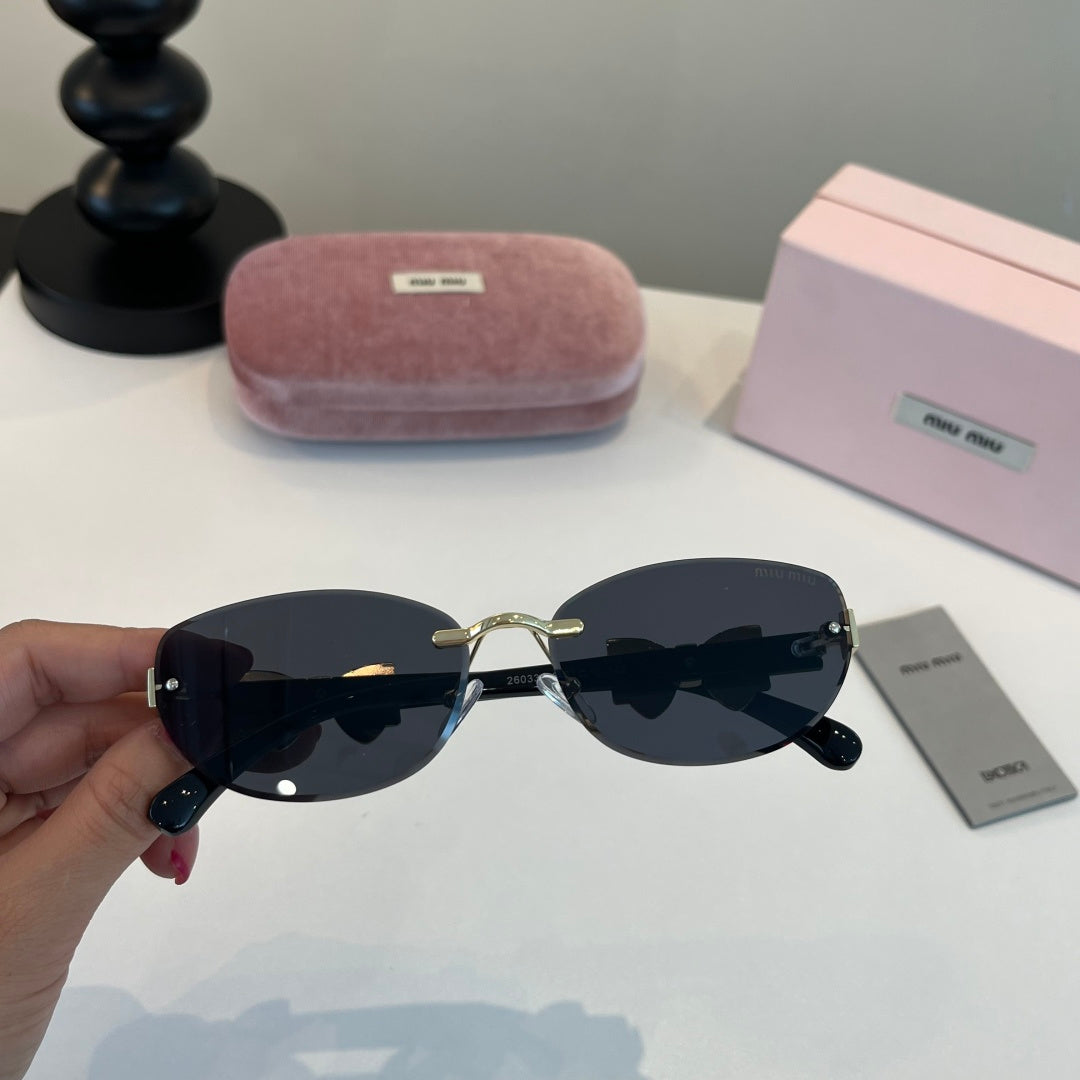 Miu Miu Cat-Eye Silver Lens Sunglasses for Men & Women - 466097 - detail image 6