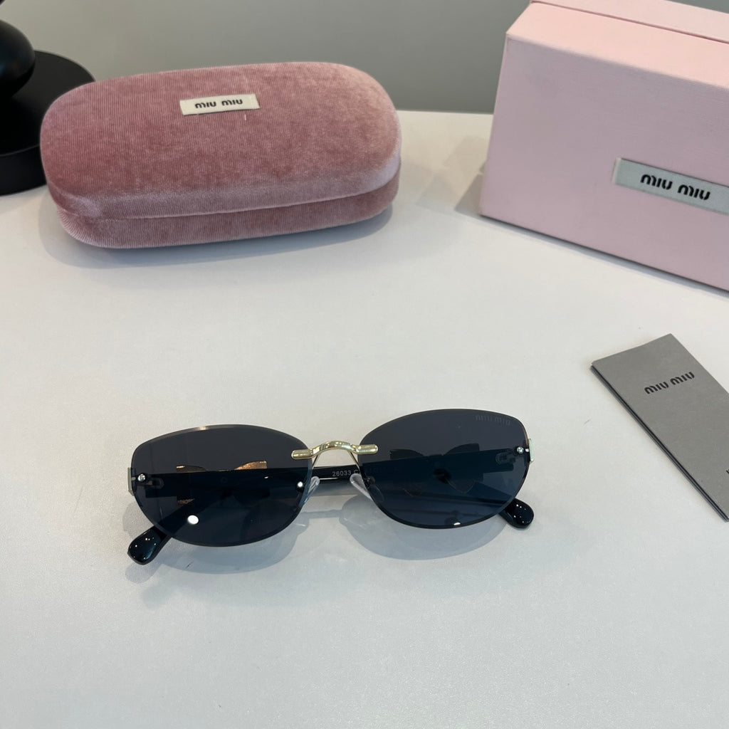 Miu Miu Cat-Eye Silver Lens Sunglasses for Men & Women - 416288 - detail image 5