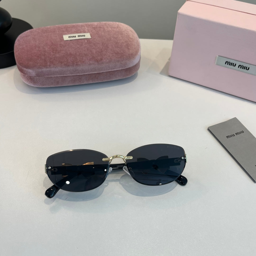 Miu Miu Cat-Eye Silver Lens Sunglasses for Men & Women - 416288 - detail image 5