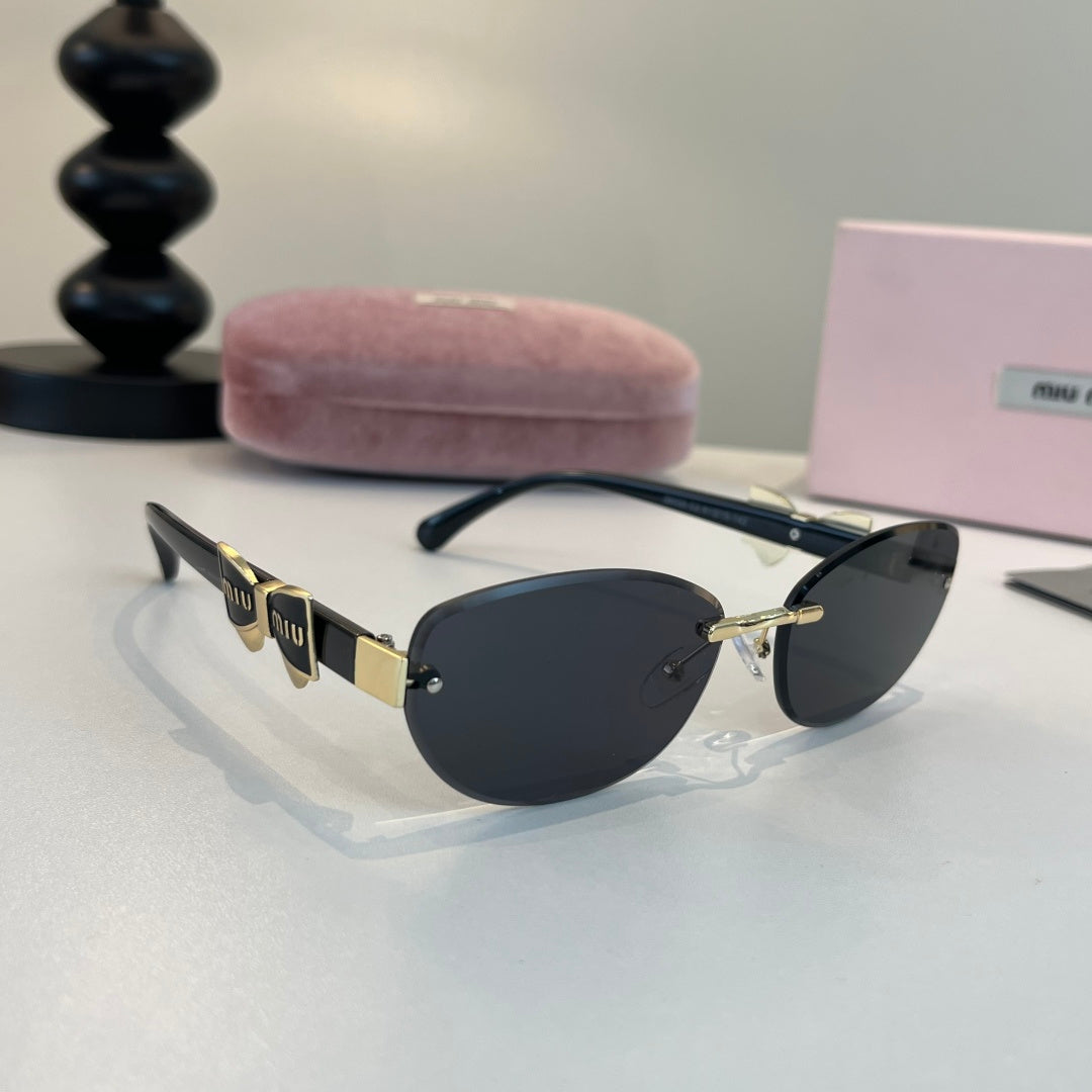 Miu Miu Cat-Eye Silver Lens Sunglasses for Men & Women - 416288