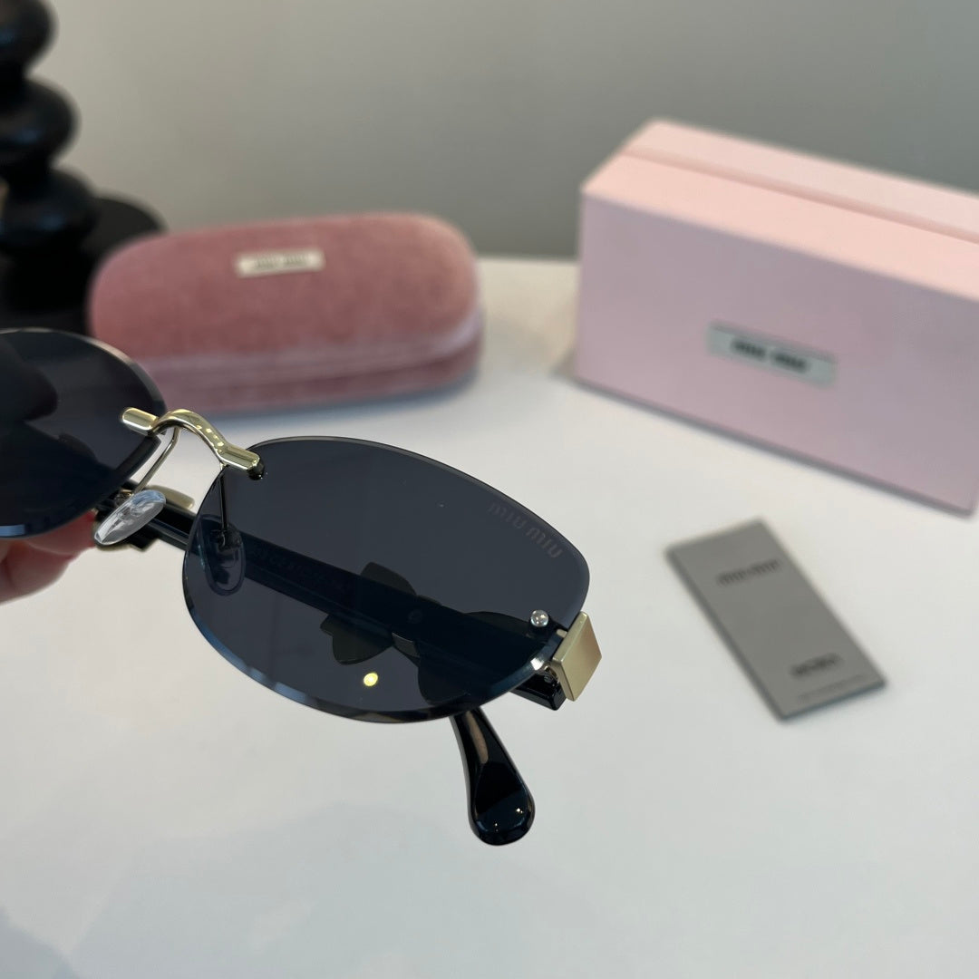 Miu Miu Cat-Eye Silver Lens Sunglasses for Men & Women - 466097 - detail image 7