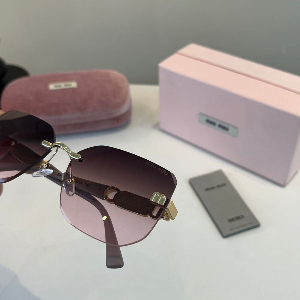 Miu Miu Cat-Eye Silver Lens Sunglasses for Men & Women - 416289 - detail image 6