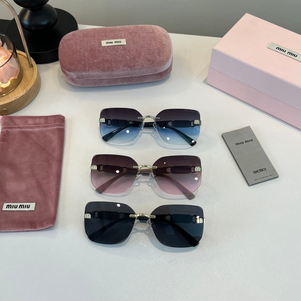 Miu Miu Cat-Eye Silver Lens Sunglasses for Men & Women - 416289 - detail image 11