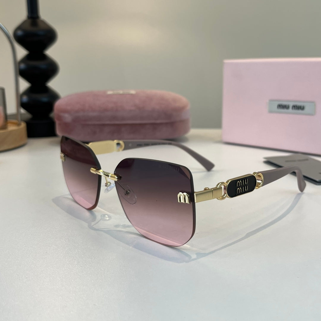 Miu Miu Cat-Eye Silver Lens Sunglasses for Men & Women - 416289 - detail image 3