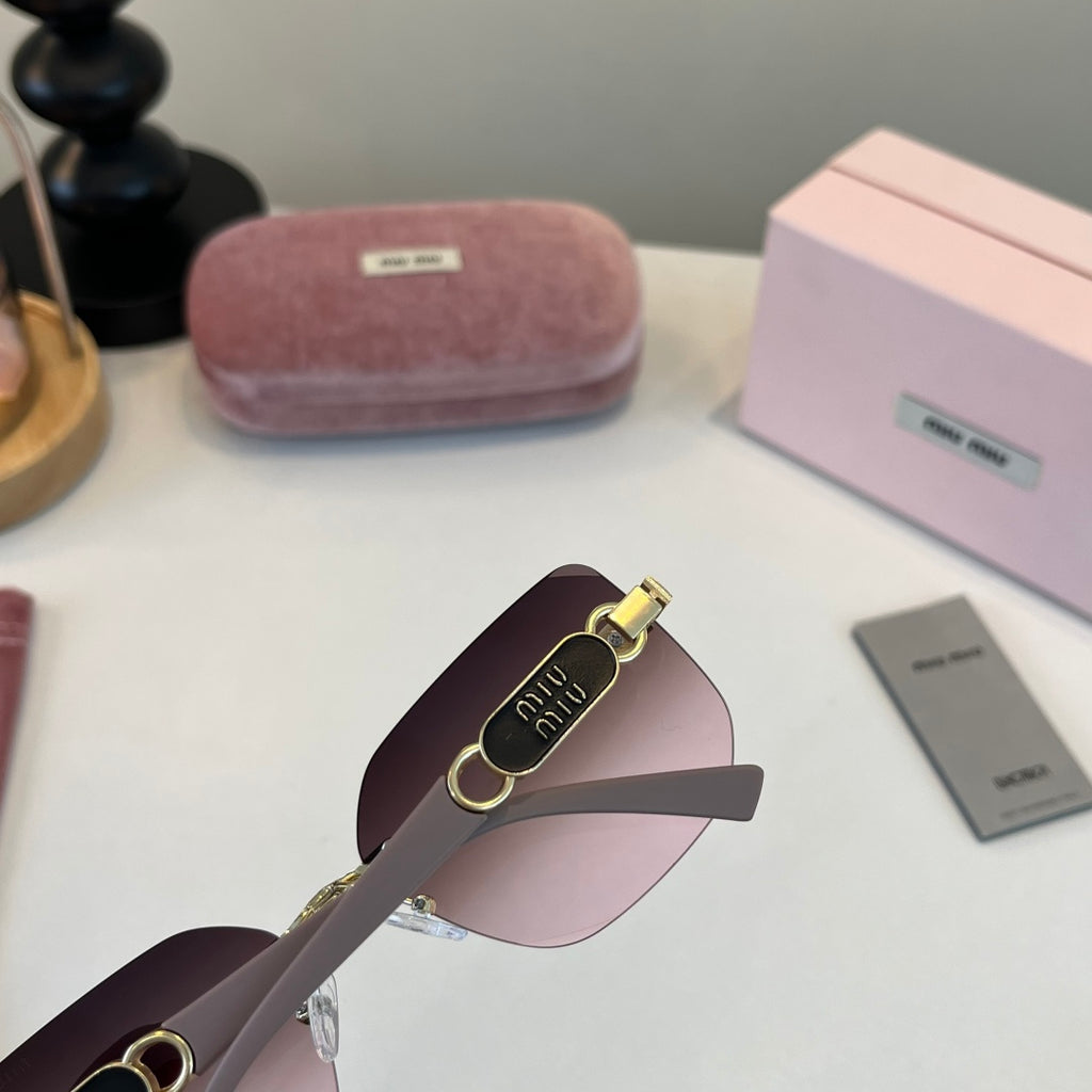 Miu Miu Cat-Eye Silver Lens Sunglasses for Men & Women - 466098 - detail image 7