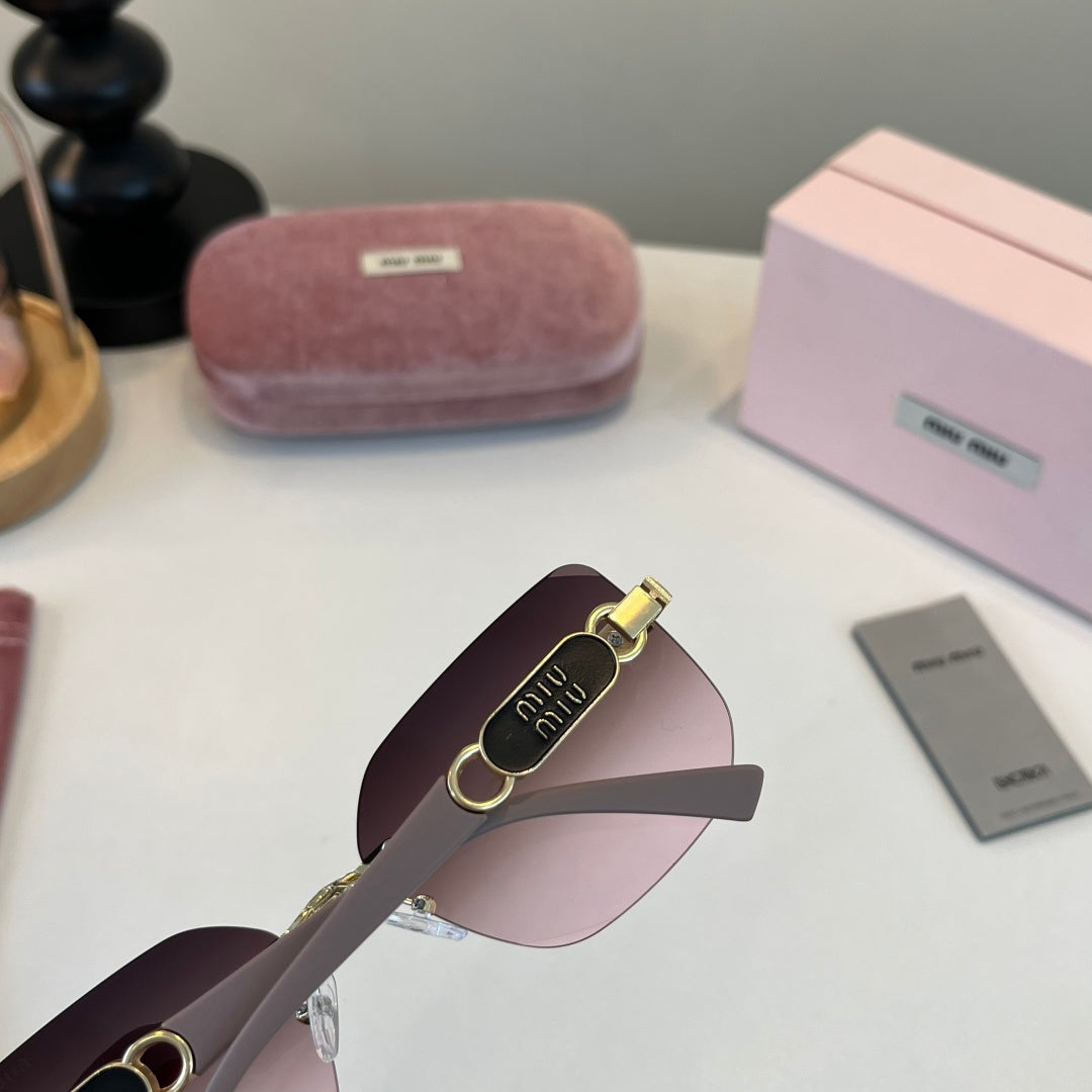 Miu Miu Cat-Eye Silver Lens Sunglasses for Men & Women - 466098 - detail image 7