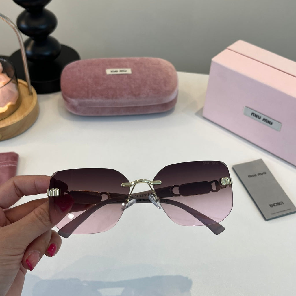 Miu Miu Cat-Eye Silver Lens Sunglasses for Men & Women - 466098 - detail image 5