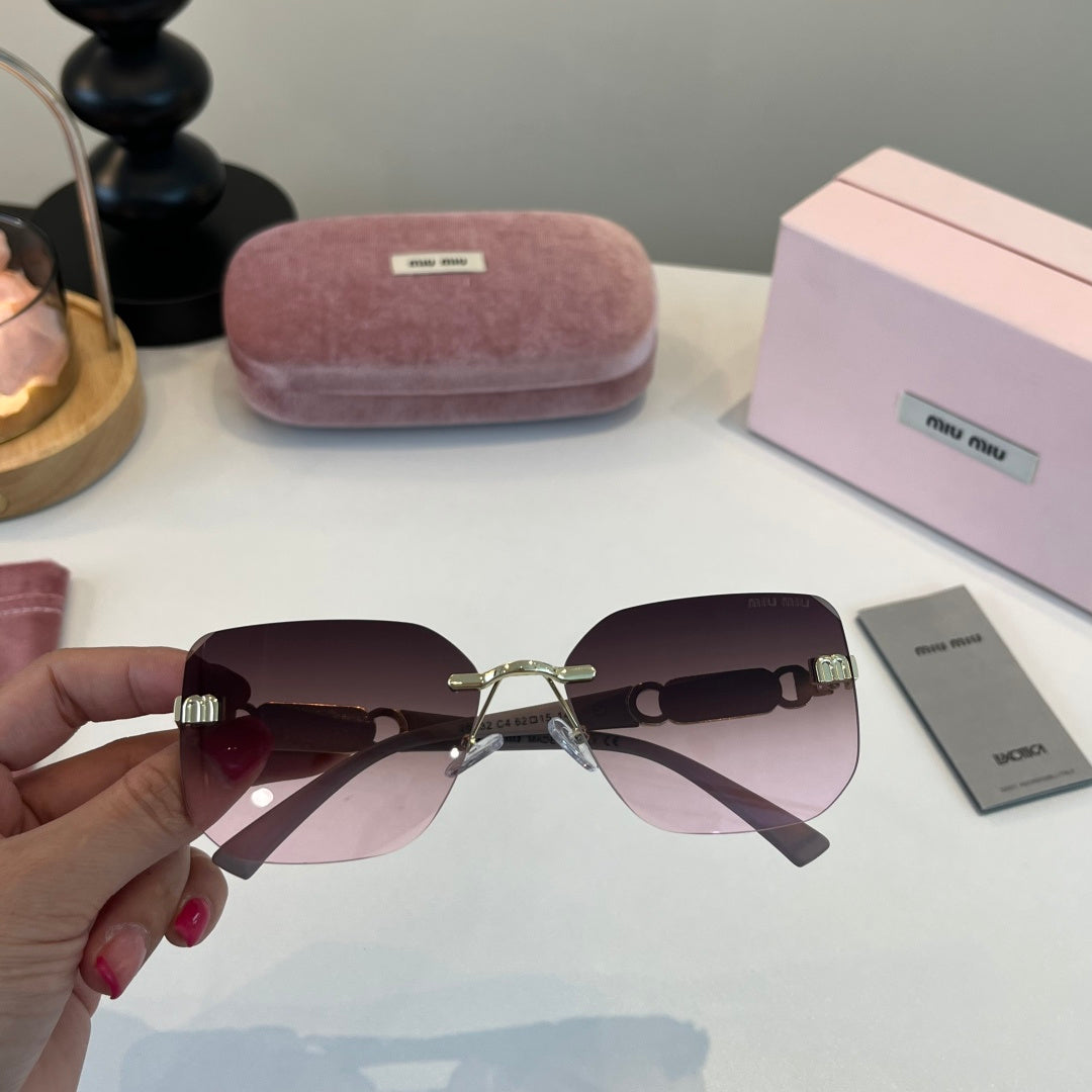 Miu Miu Cat-Eye Silver Lens Sunglasses for Men & Women - 466098 - detail image 5