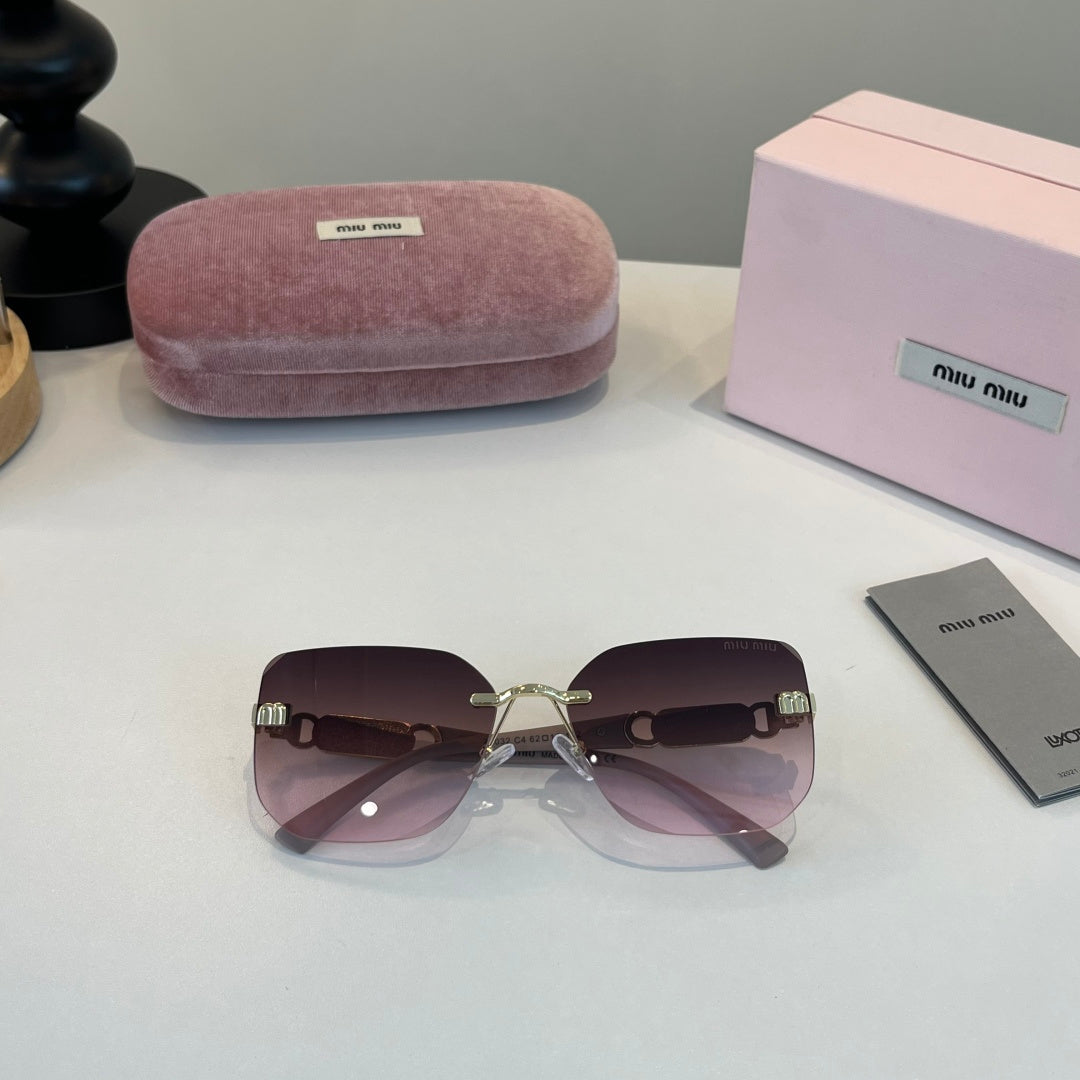 Miu Miu Cat-Eye Silver Lens Sunglasses for Men & Women - 466098 - detail image 4