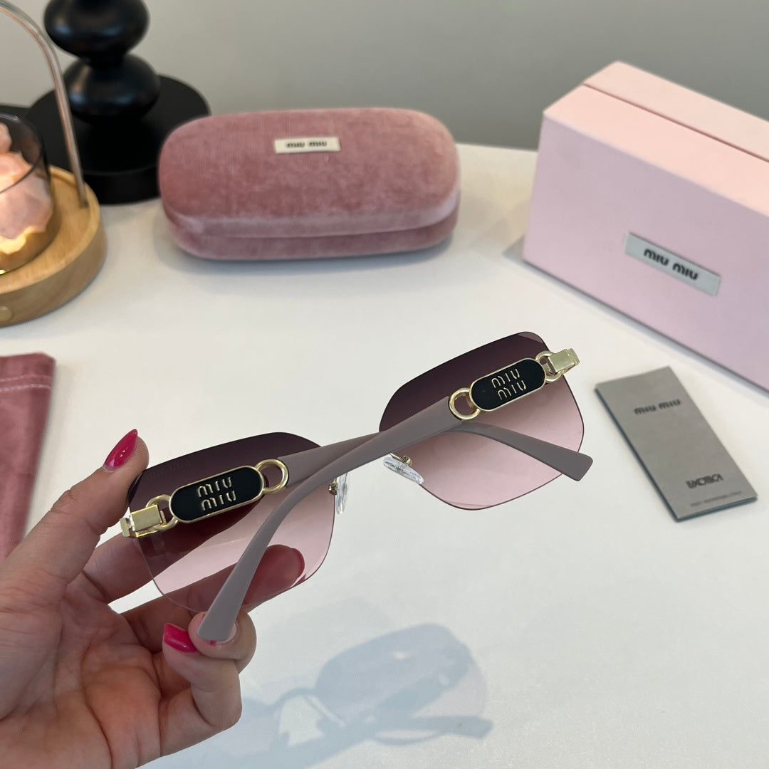 Miu Miu Cat-Eye Silver Lens Sunglasses for Men & Women - 466098 - detail image 8