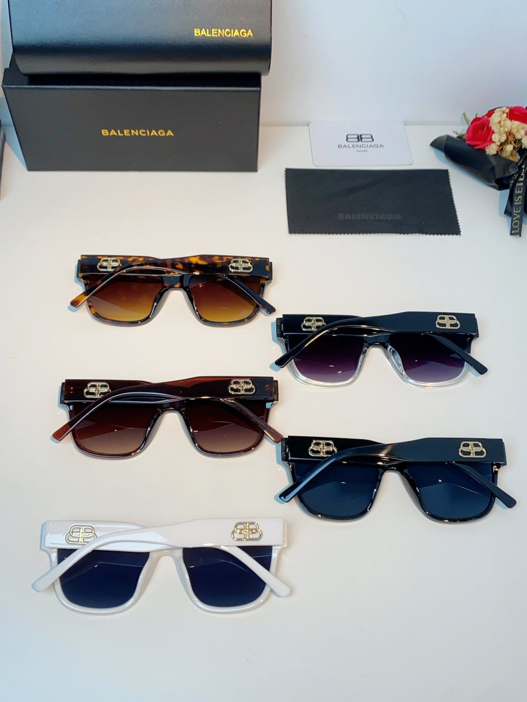 Balenciaga Fashion Brown Lens Sunglasses for Men & Women - 358652 - detail image 11