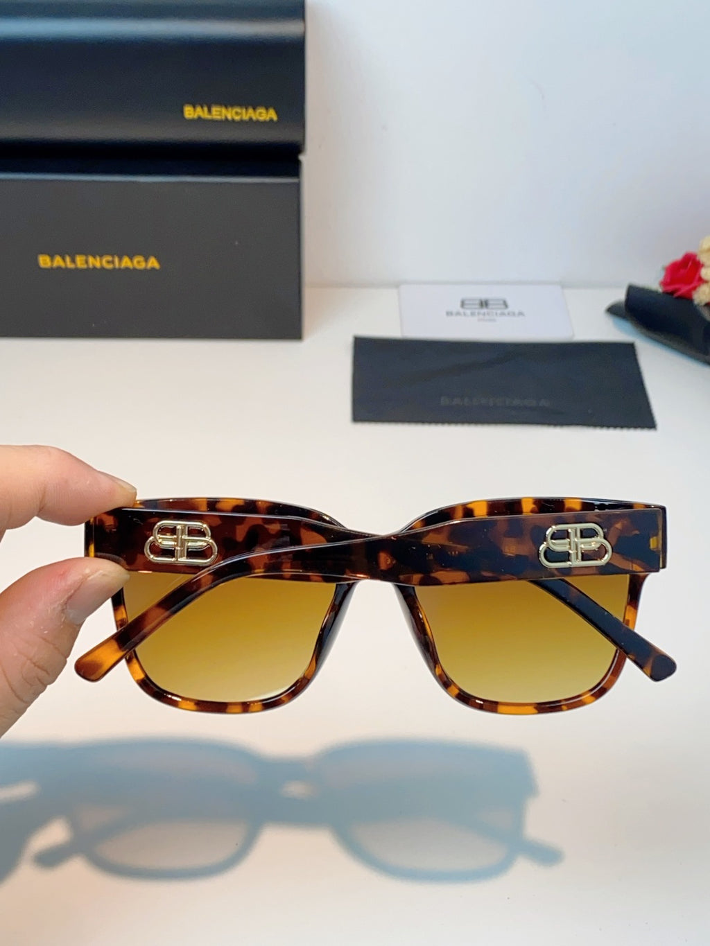 Balenciaga Fashion Brown Lens Sunglasses for Men & Women - 358652 - detail image 5