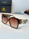 Versace Metal Square Red Lens Sunglasses for Men & Women