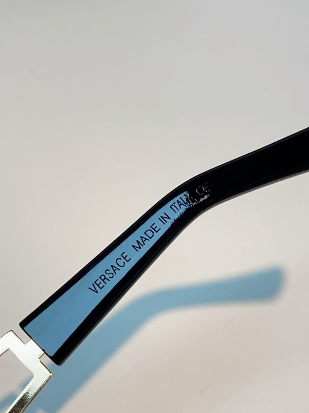 Versace Metal Square Gold Lens Sunglasses for Men & Women - 372494 - detail image 8