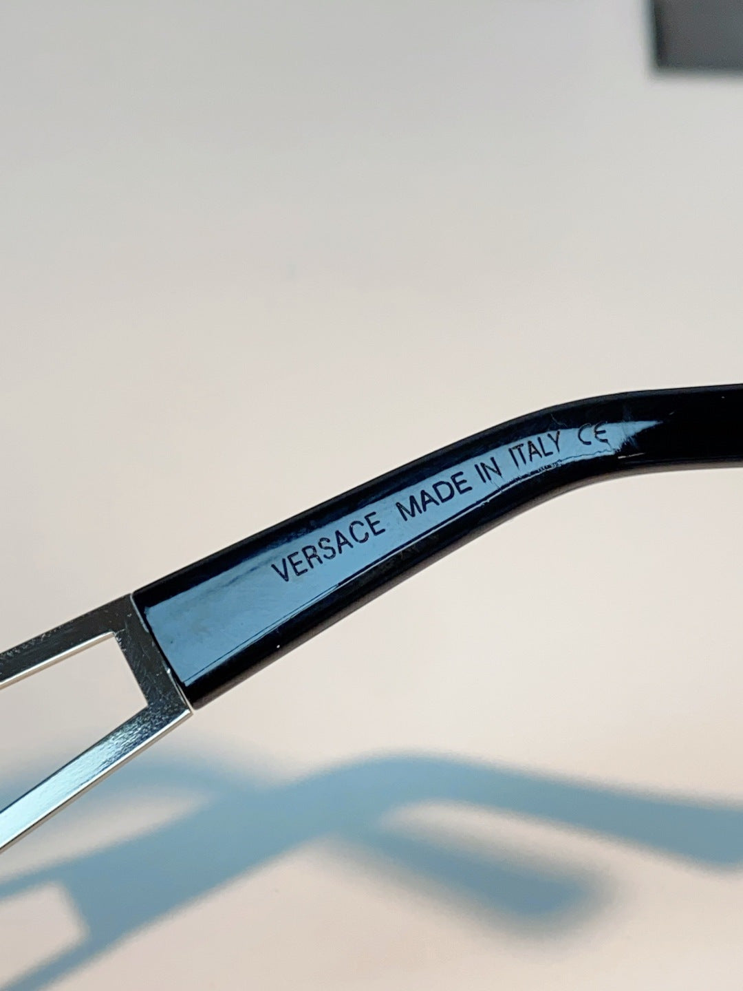 Versace Metal Square Gray Lens Sunglasses for Men & Women - 372495 - detail image 8