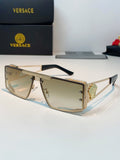 Versace Metal Square Gold Lens Sunglasses for Men & Women