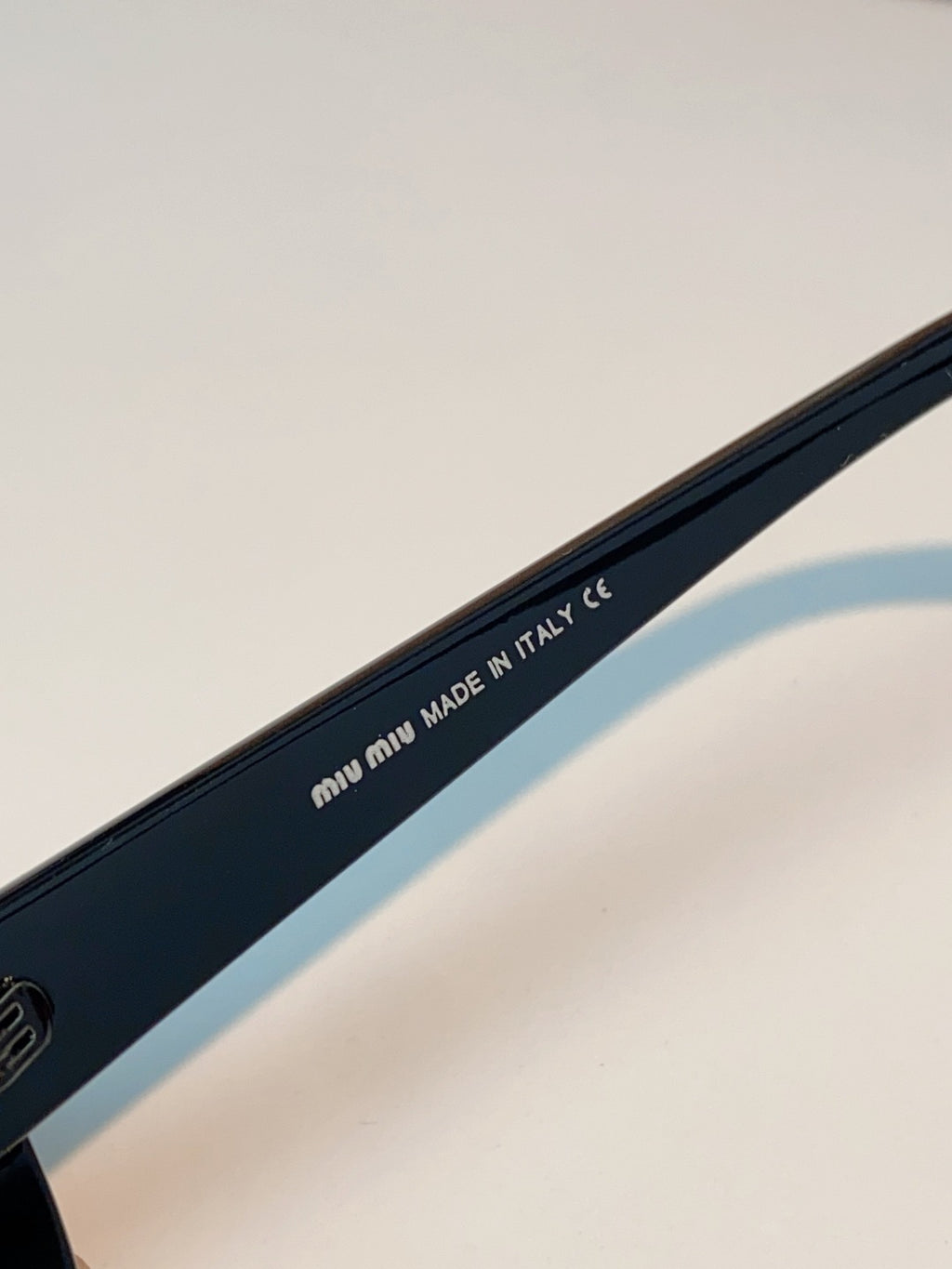 Miu Miu Metal Cat-Eye Black Lens Sunglasses for Women - 399261 - detail image 8