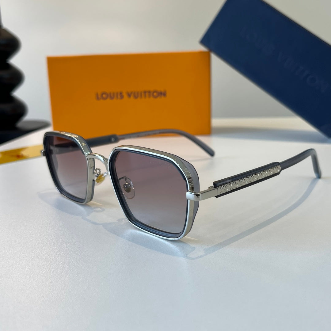 Louis Vuitton Fashion Silver Lens Sunglasses for Men & Women - 371405 - detail image 3