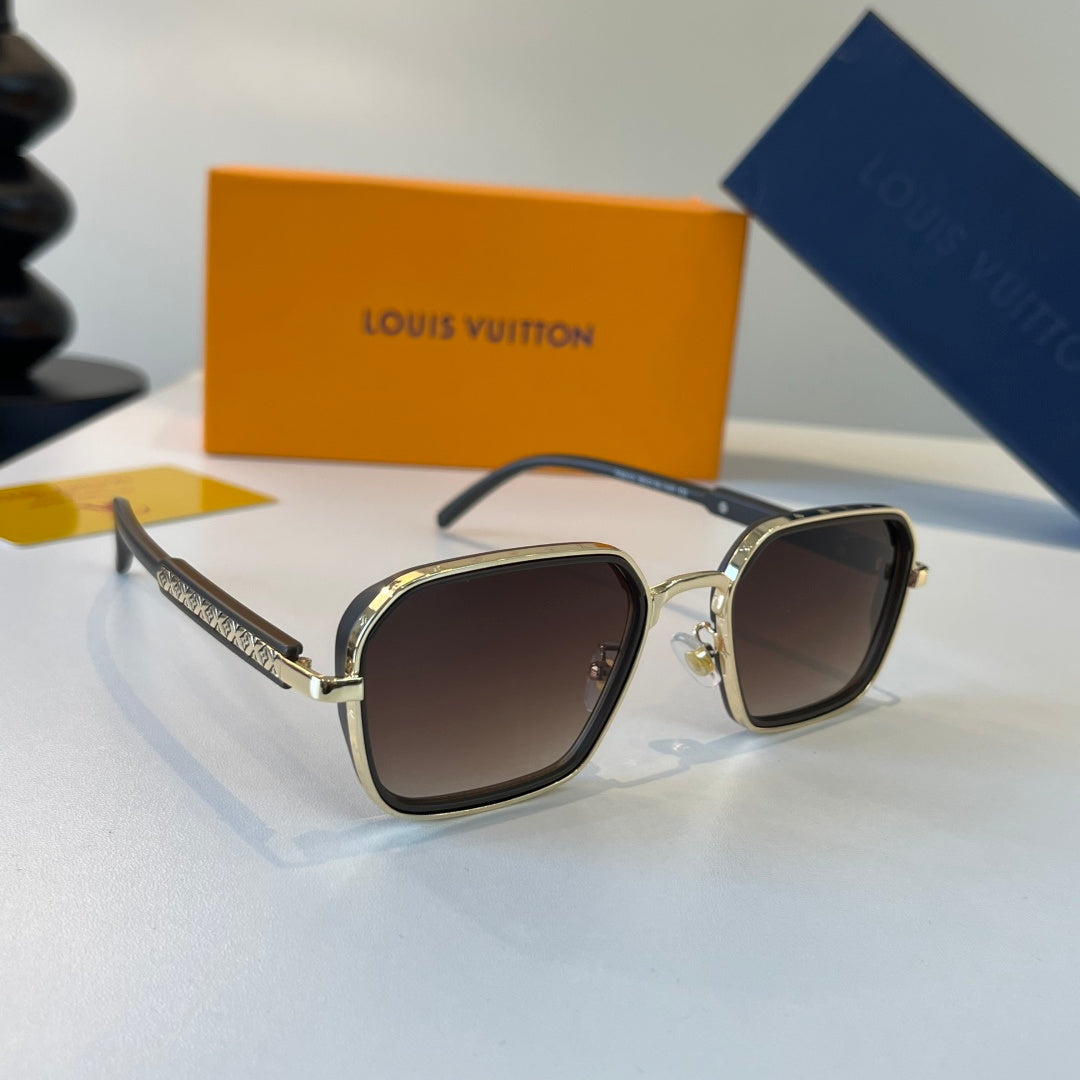 Louis Vuitton Fashion Brown Lens Sunglasses for Men & Women - 414761