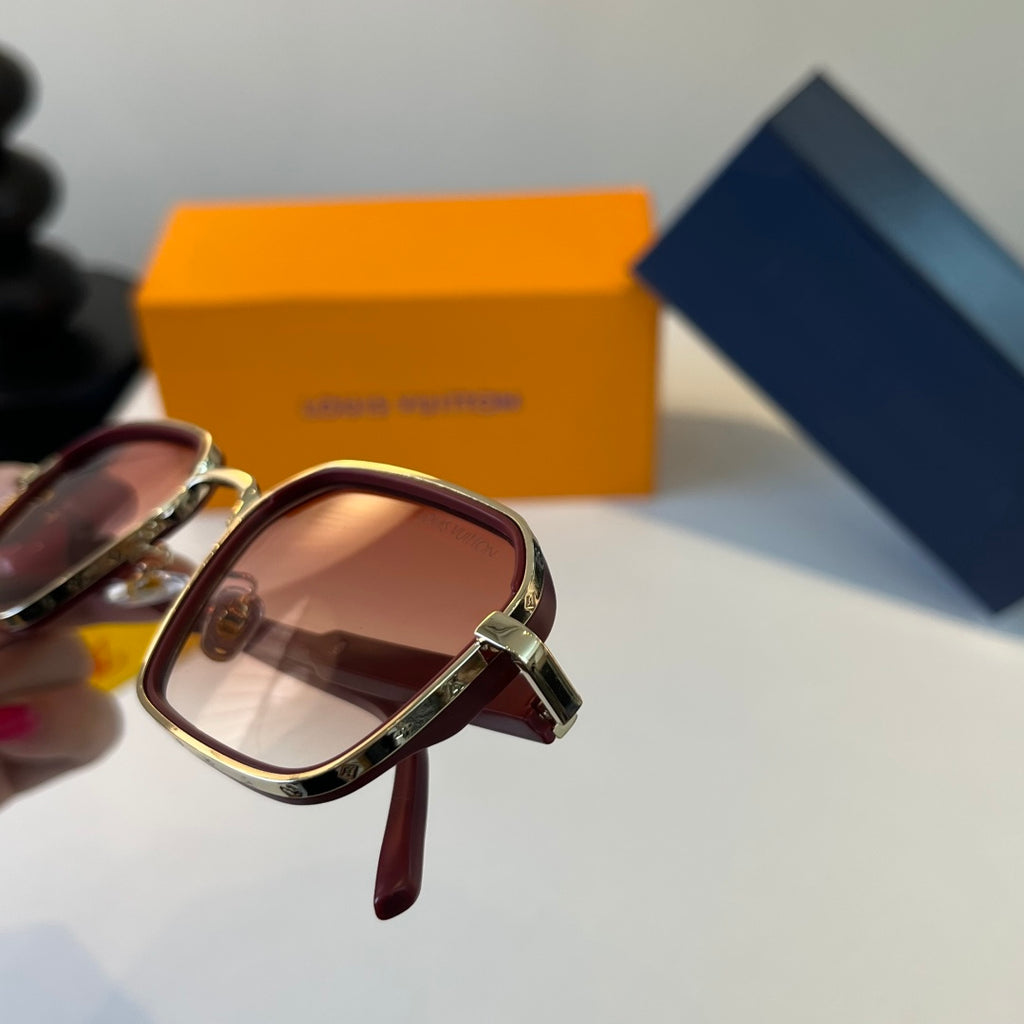Louis Vuitton Fashion Red Lens Sunglasses for Men & Women - 414762 - detail image 6