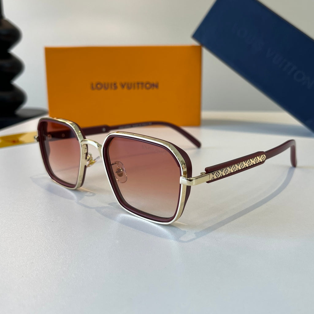 Louis Vuitton Fashion Red Lens Sunglasses for Men & Women - 414762 - detail image 3