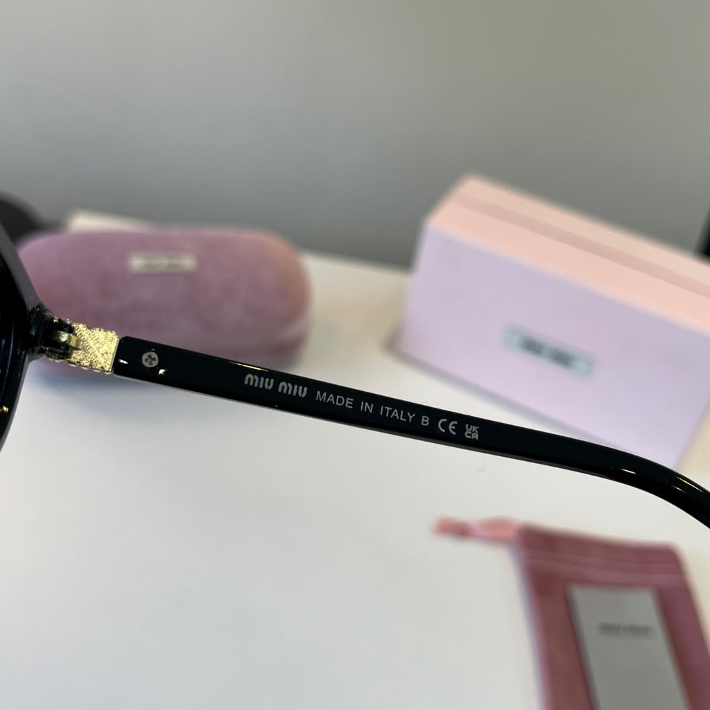 Miu Miu Cat-Eye Silver Lens Sunglasses for Men & Women - 382939 - detail image 9