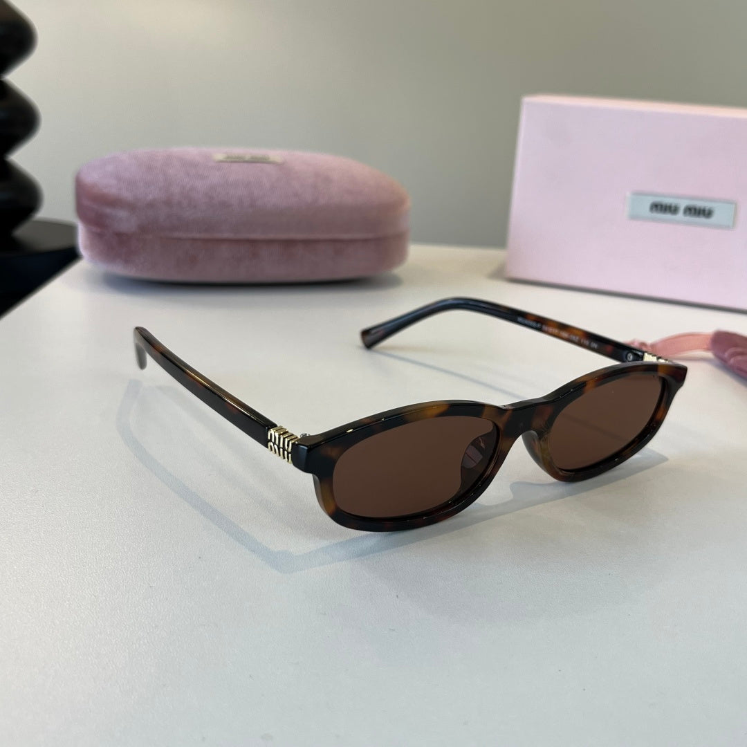 Miu Miu Cat-Eye Brown Lens Sunglasses for Men & Women - 382940