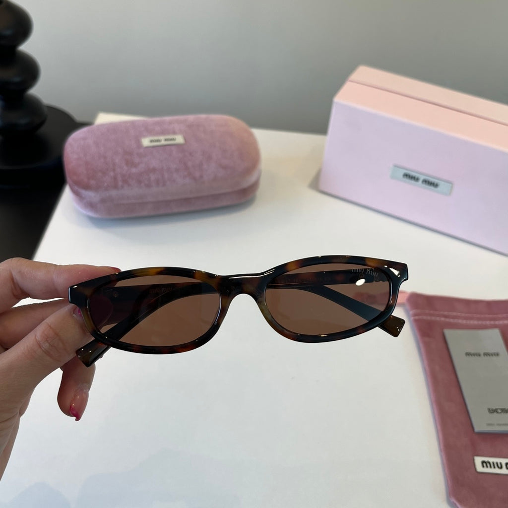 Miu Miu Cat-Eye Brown Lens Sunglasses for Men & Women - 382940 - detail image 4