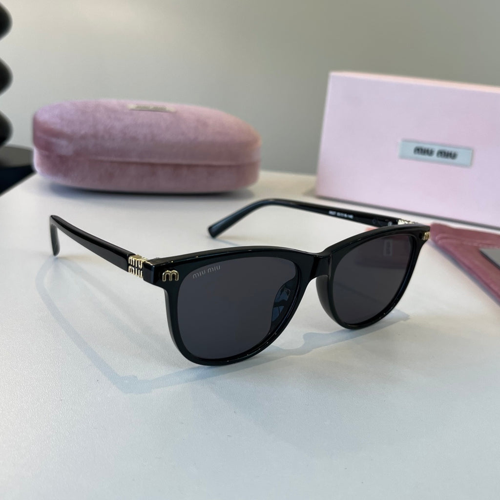 Miu Miu Fashion Black Lens Sunglasses for Men & Women - 382945