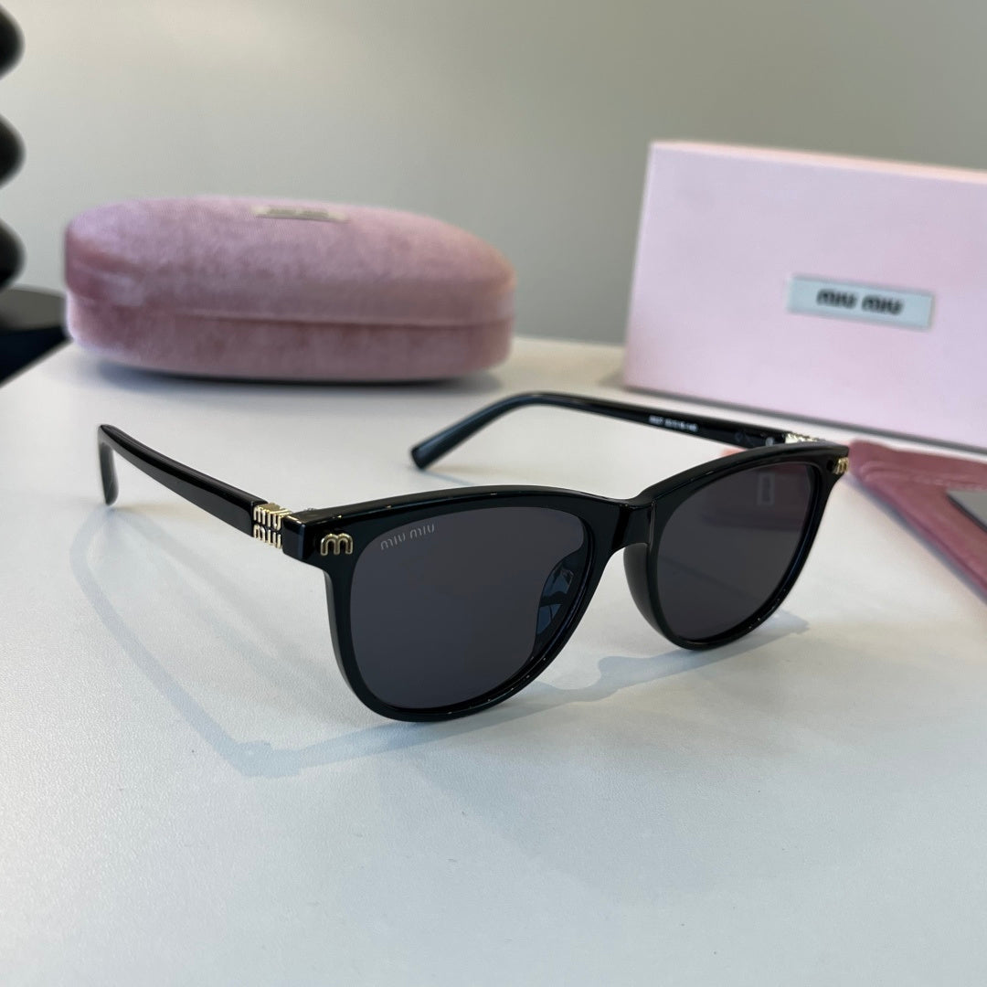 Miu Miu Fashion Black Lens Sunglasses for Men & Women - 382945