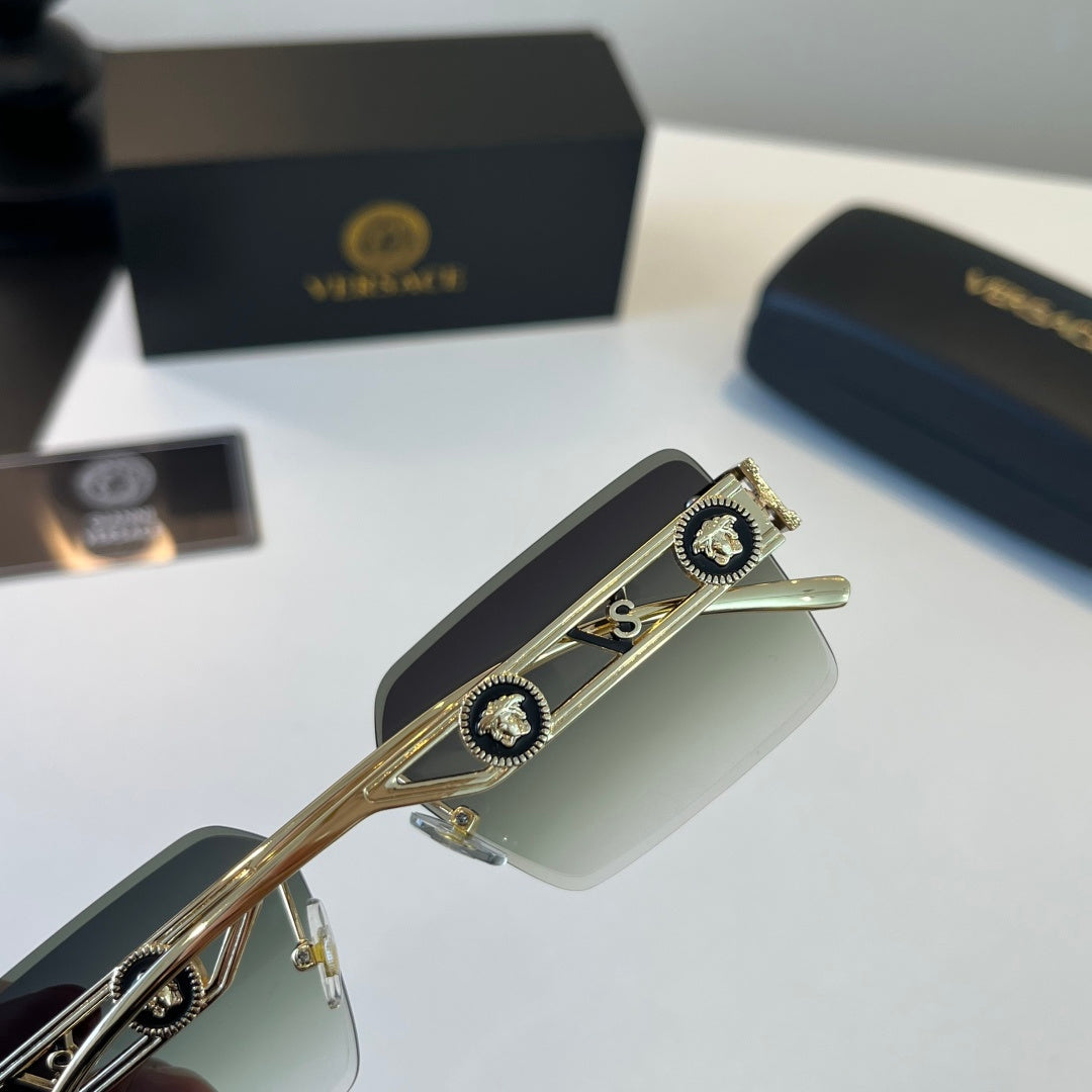 Versace Fashion Silver Lens Sunglasses for Men - 416384 - detail image 7