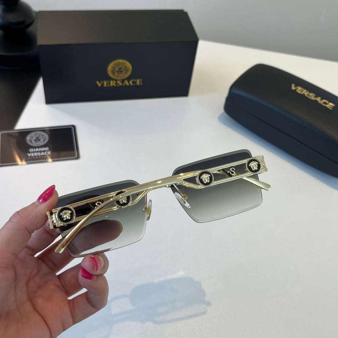 Versace Fashion Silver Lens Sunglasses for Men - 416384 - detail image 8