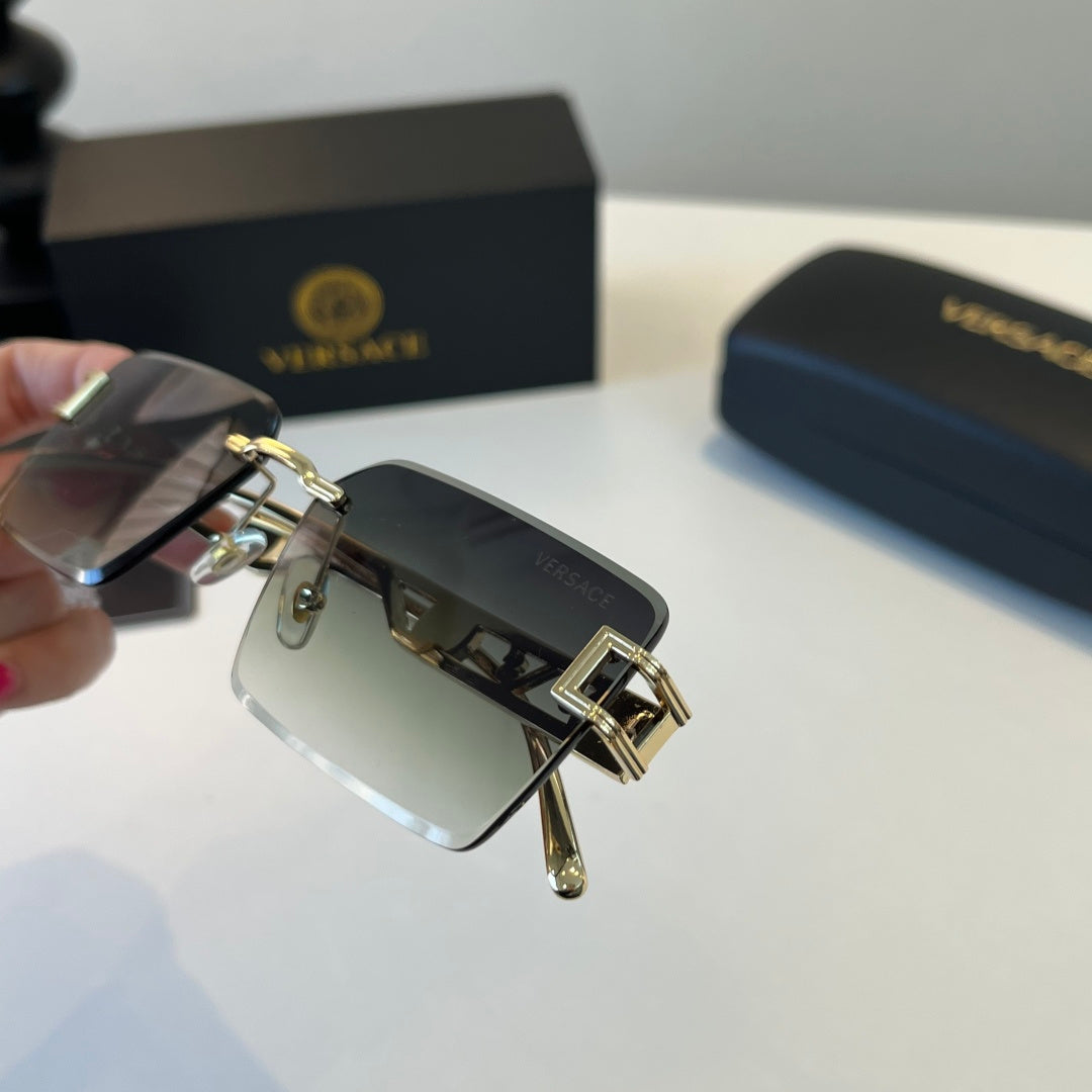Versace Fashion Silver Lens Sunglasses for Men - 372513 - detail image 6