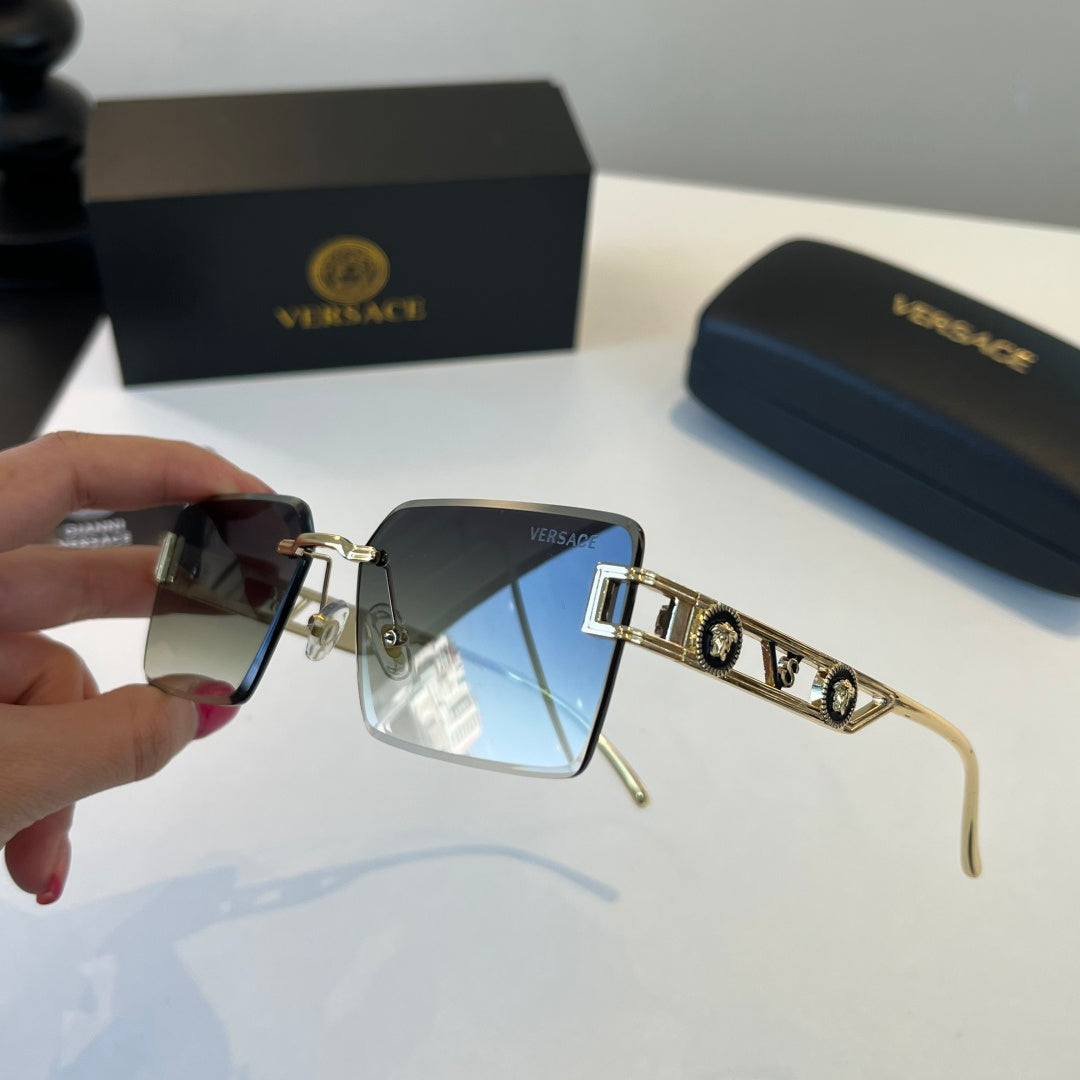 Versace Fashion Silver Lens Sunglasses for Men - 416384 - detail image 9