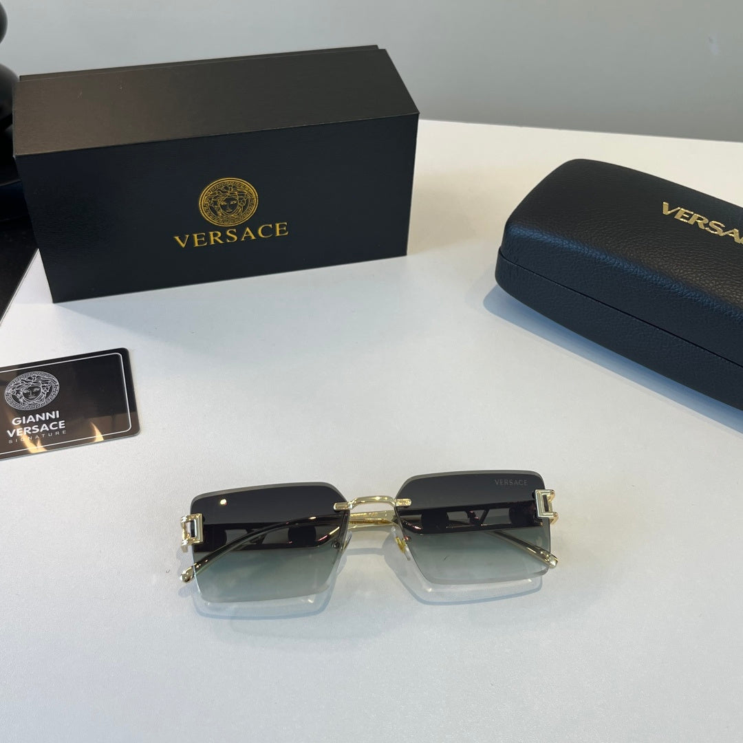 Versace Fashion Silver Lens Sunglasses for Men - 416384 - detail image 4