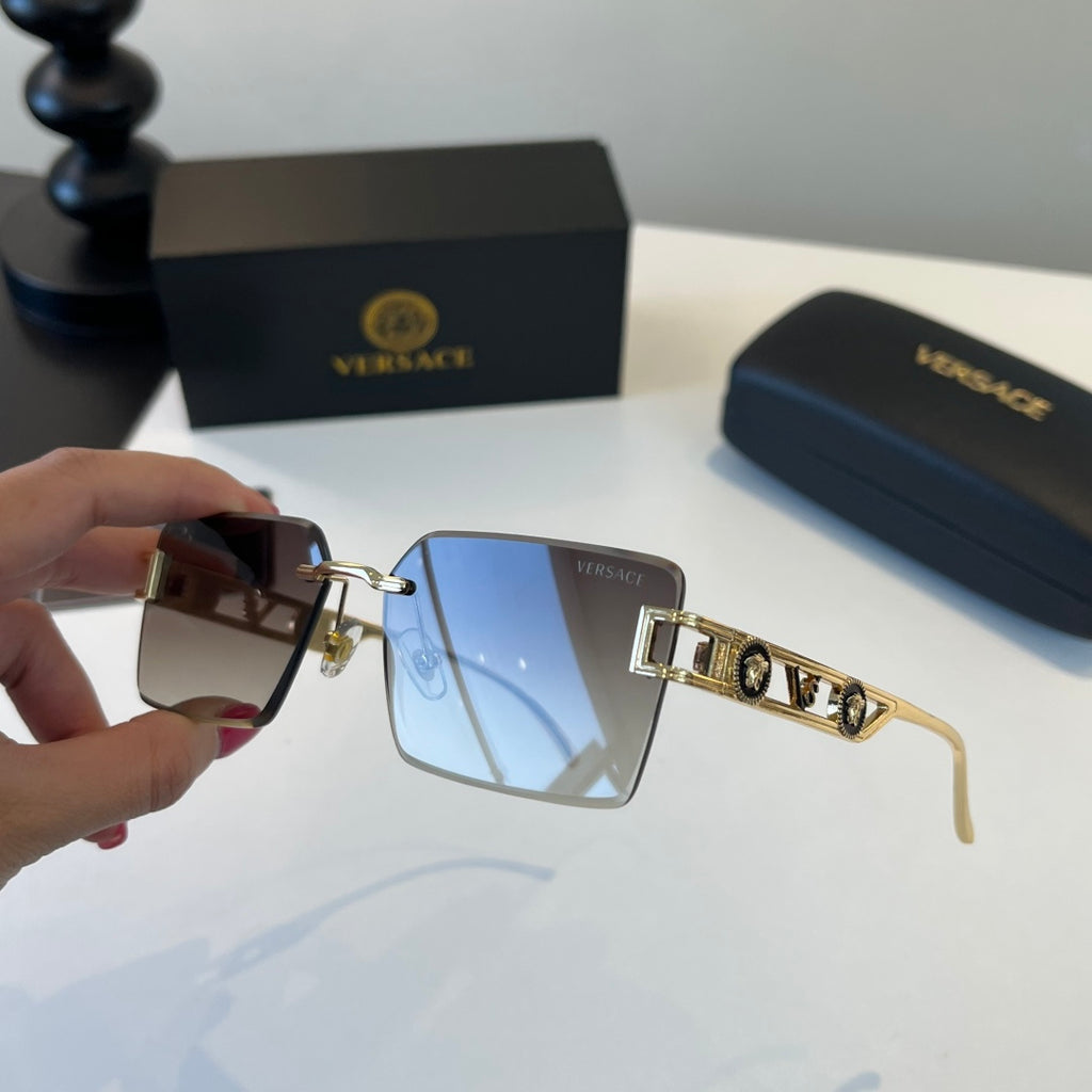 Versace Fashion Silver Lens Sunglasses for Men - 416385 - detail image 9