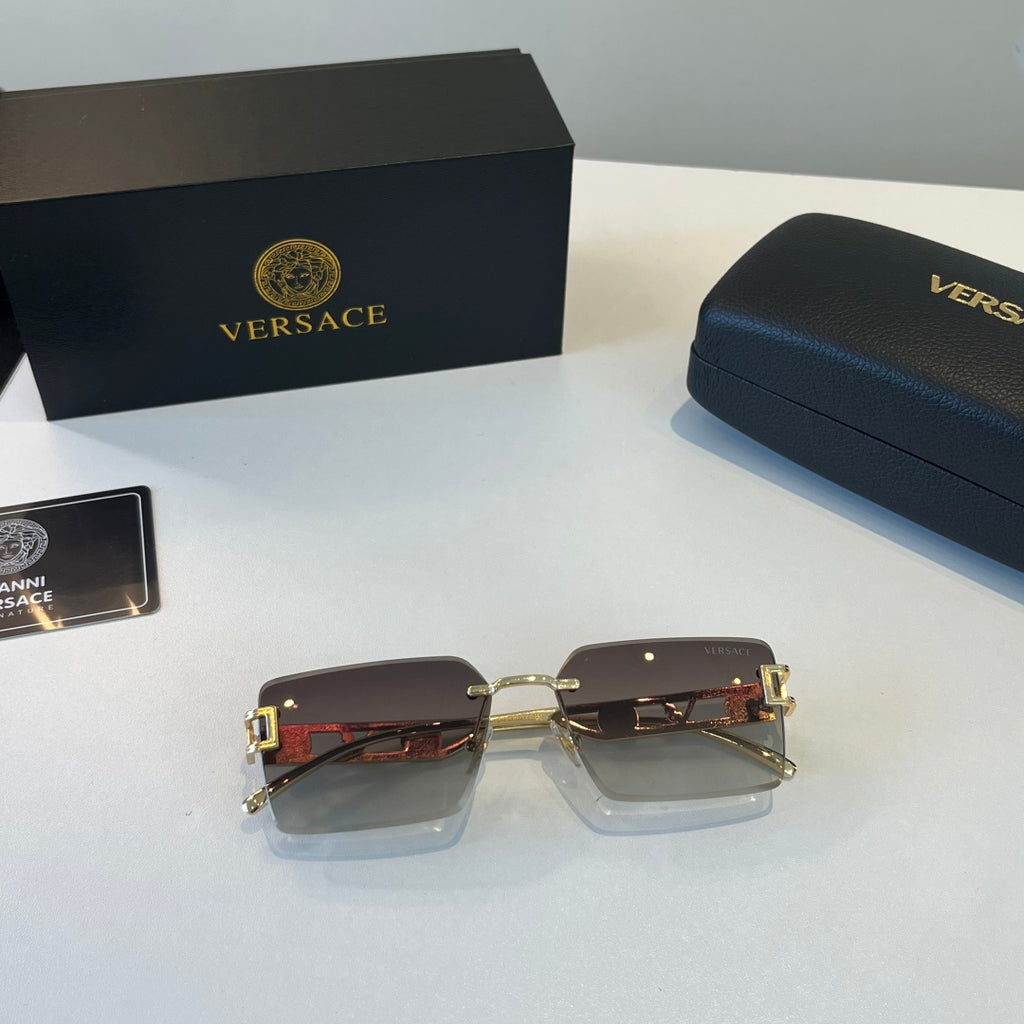 Versace Fashion Silver Lens Sunglasses for Men - 416385 - detail image 4