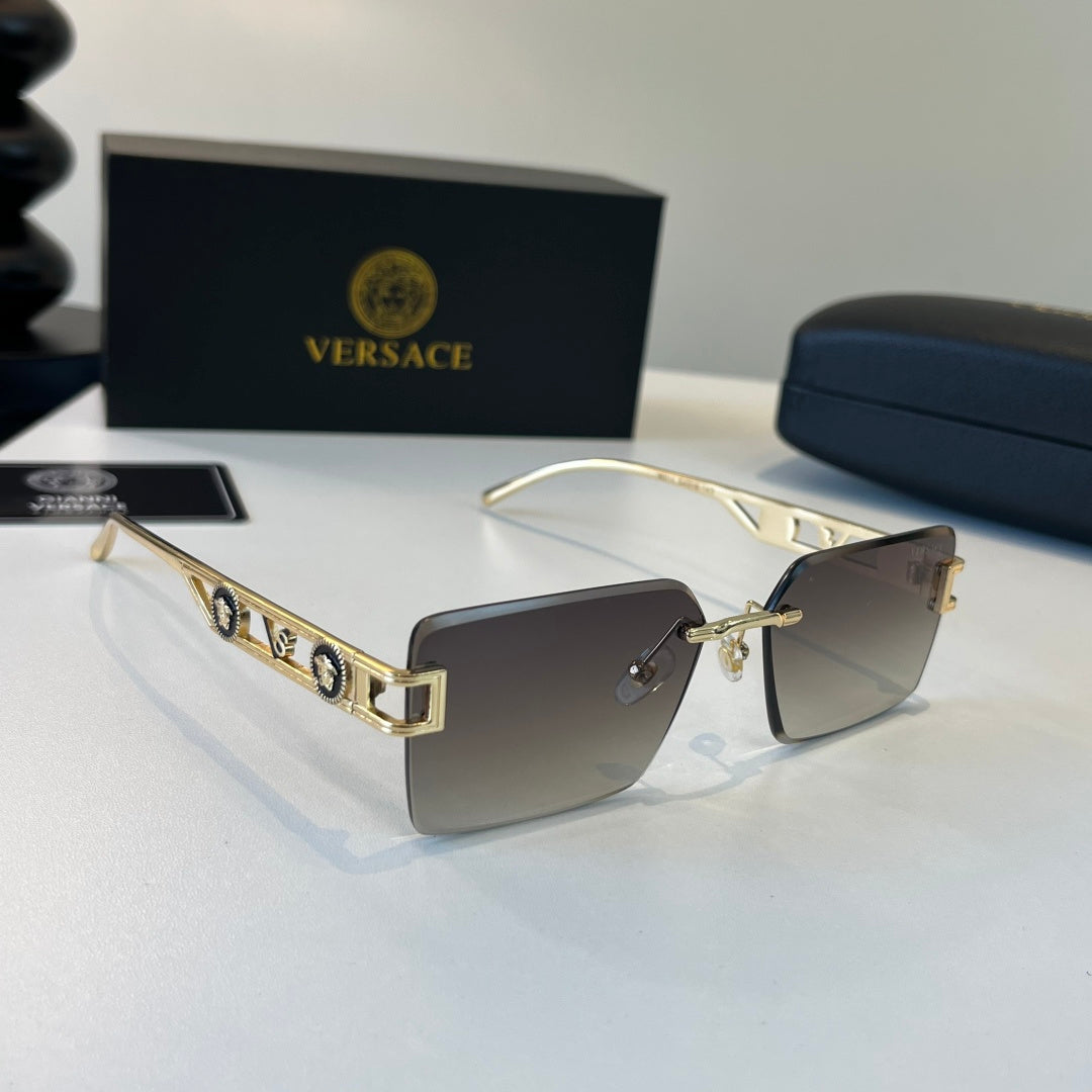 Versace Fashion Silver Lens Sunglasses for Men - 416385