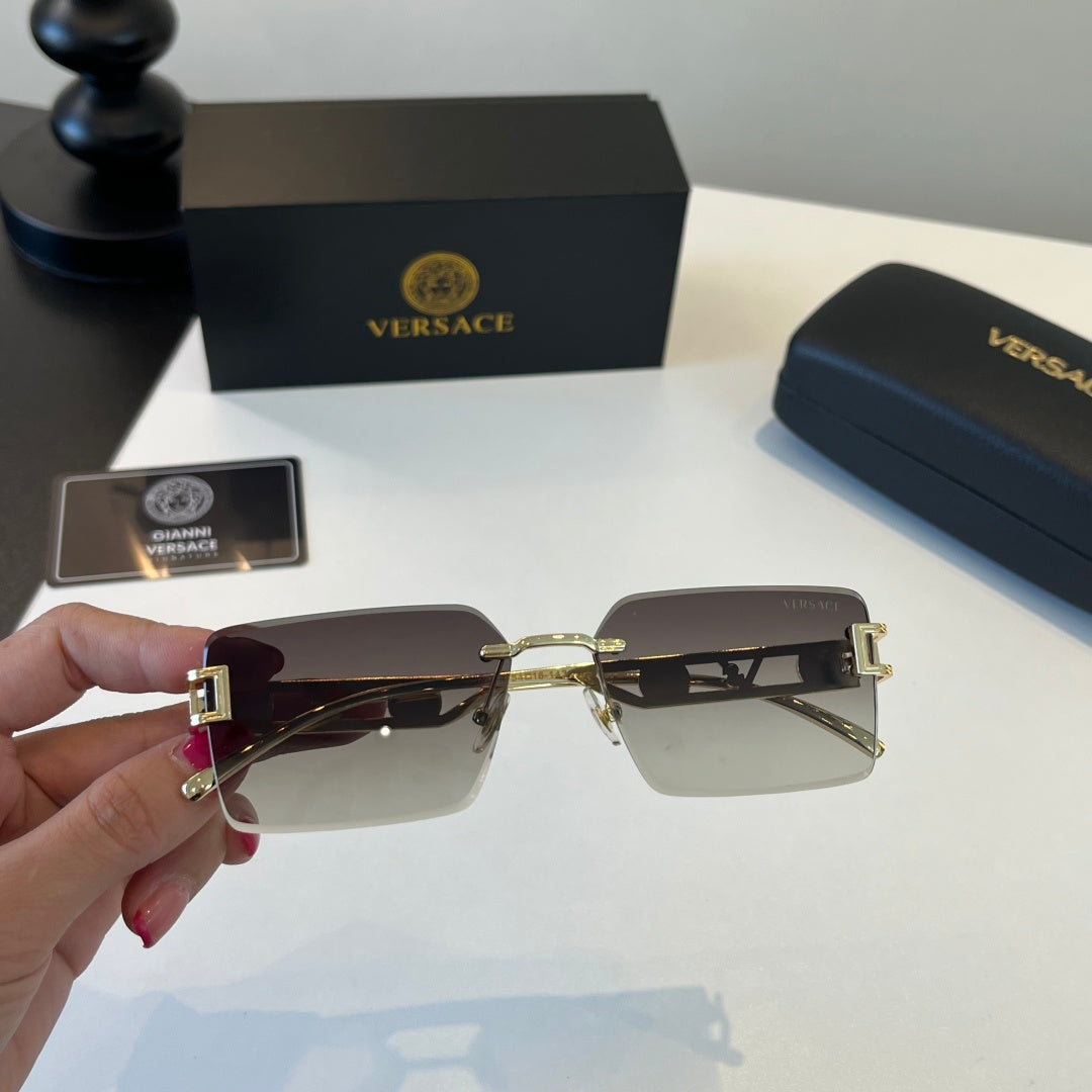 Versace Fashion Silver Lens Sunglasses for Men - 416385 - detail image 5