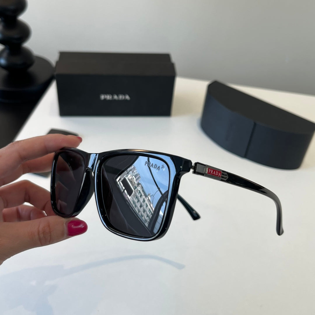 Prada Fashion Black Lens Sunglasses for Men - 372089 - detail image 4