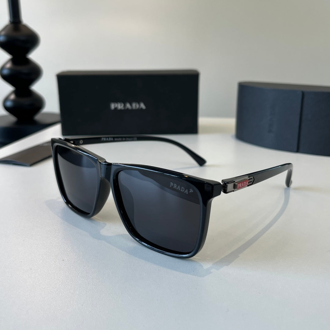 Prada Fashion Black Lens Sunglasses for Men - 372089 - detail image 3