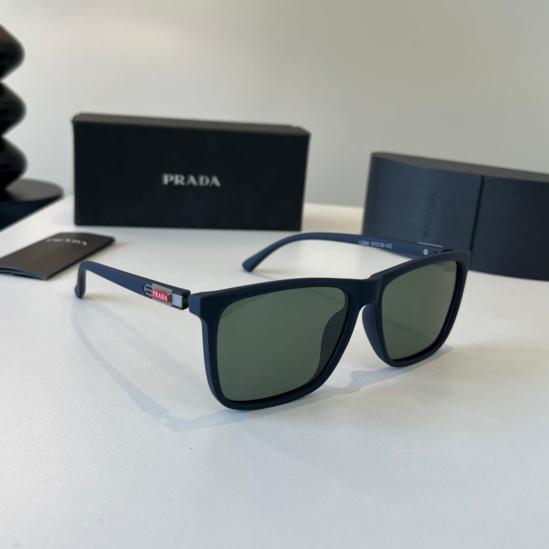 Prada Fashion Black Lens Sunglasses for Men - 372090