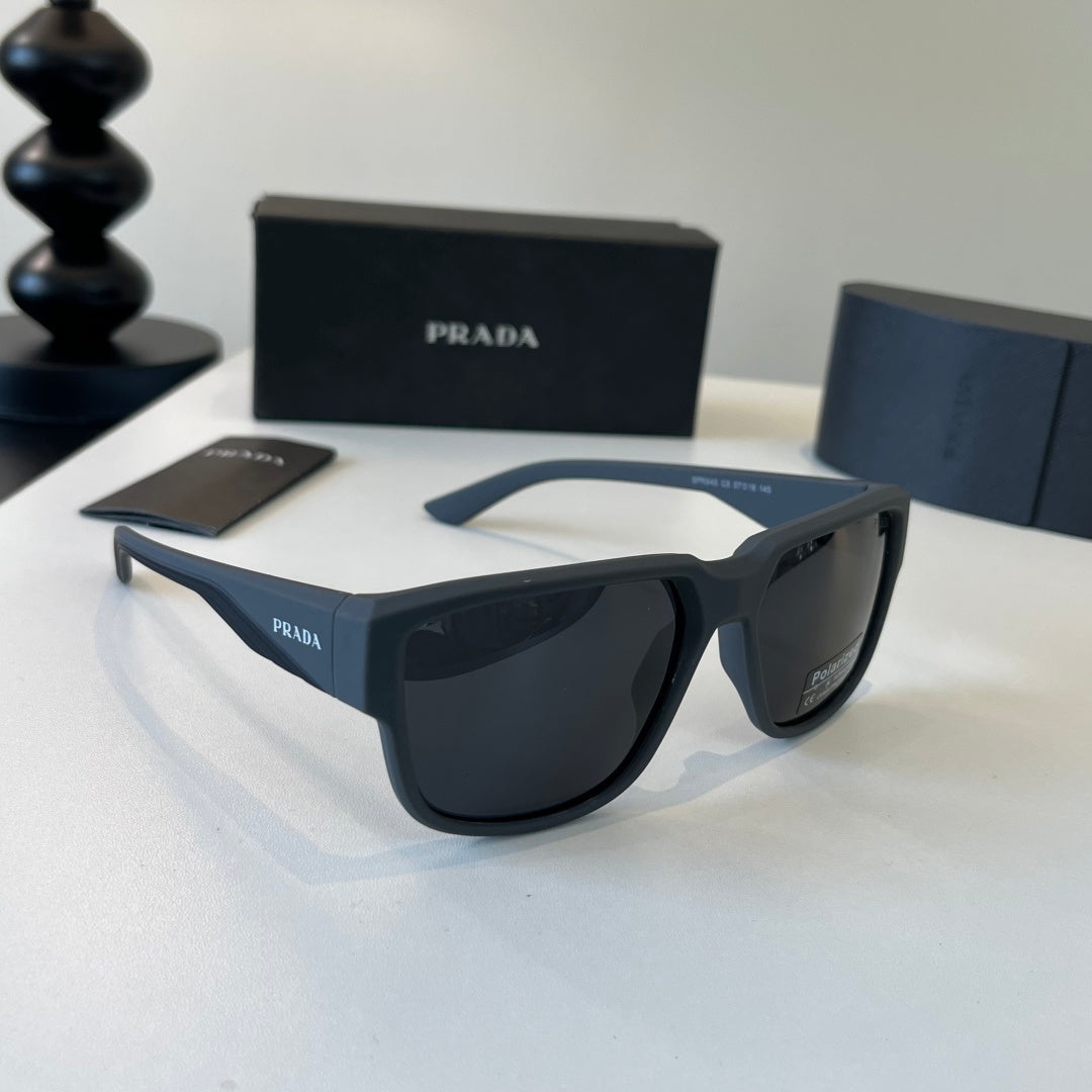 Prada Fashion Black Lens Sunglasses for Men & Women - 372086