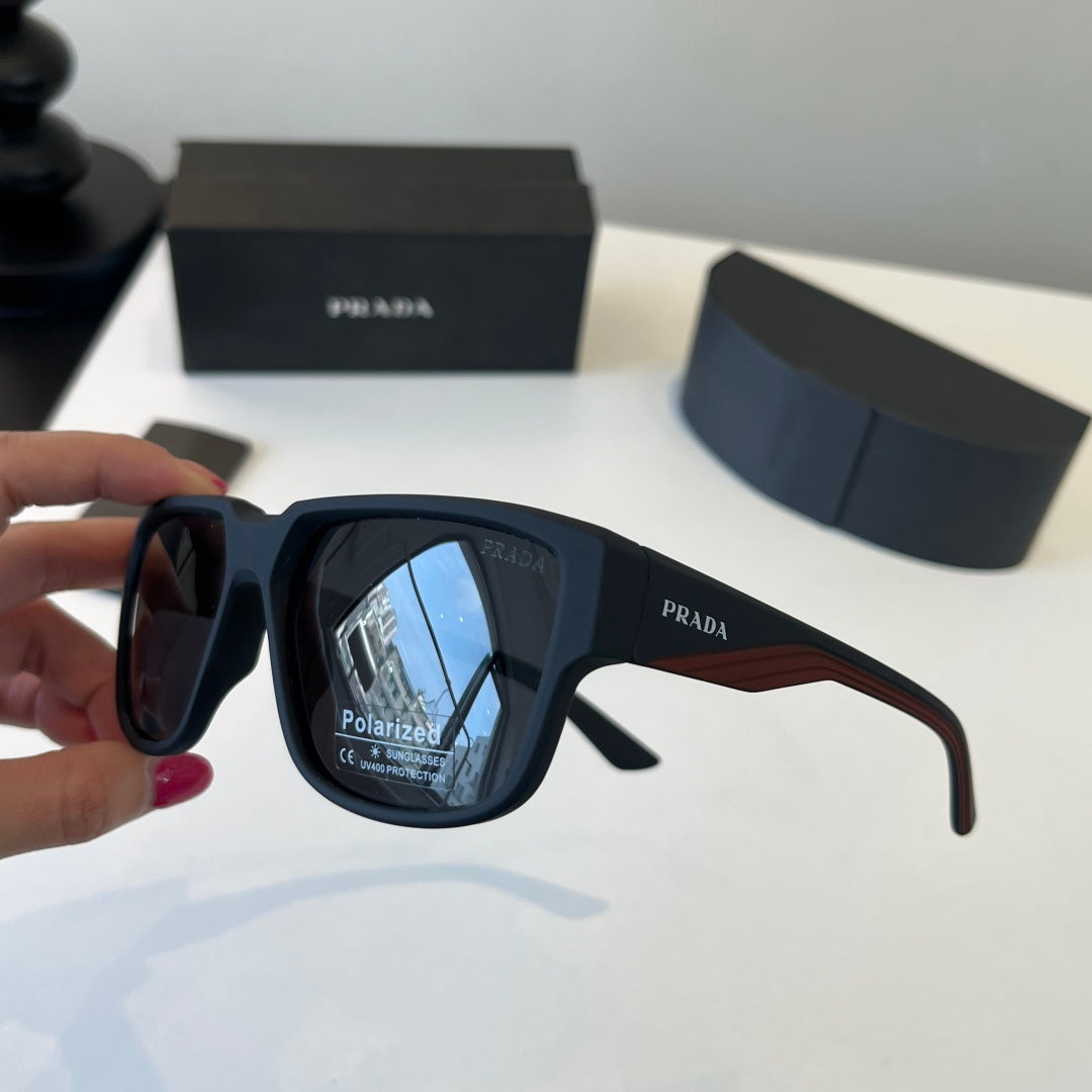 Prada Fashion Black Lens Sunglasses for Men & Women - 372087 - detail image 4