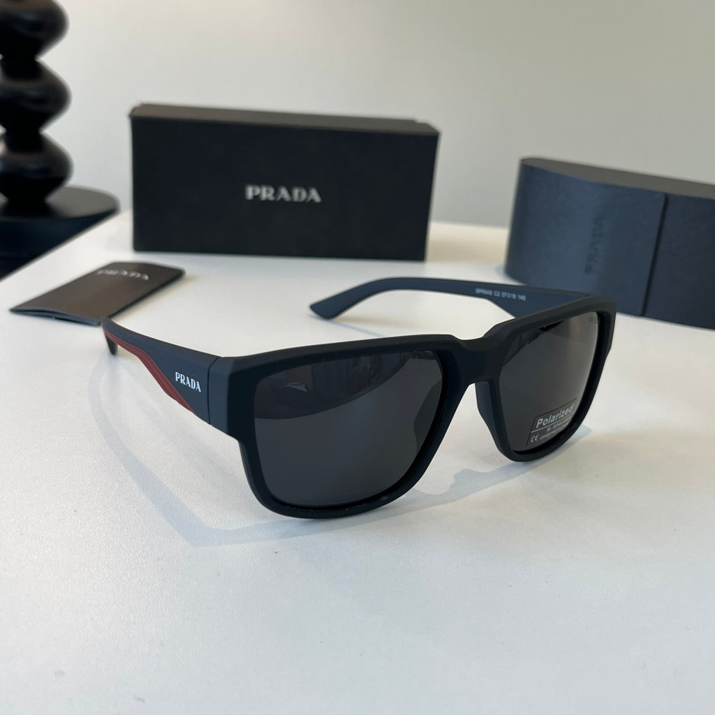Prada Fashion Black Lens Sunglasses for Men & Women - 372087